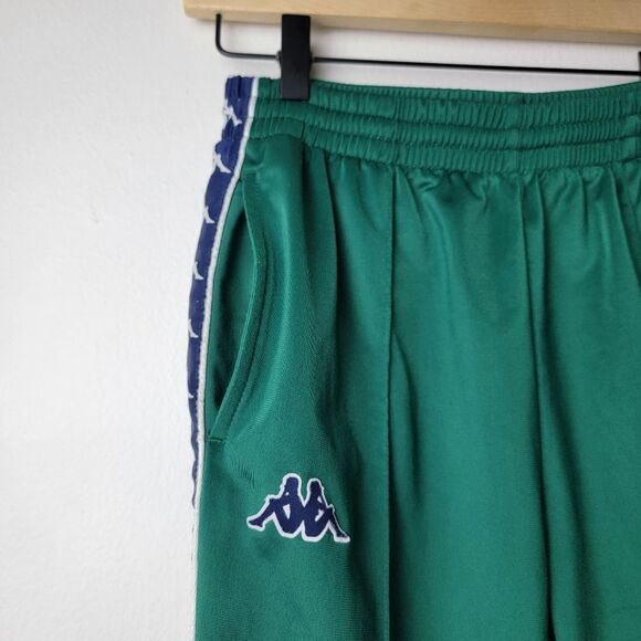 Kappa Green & Navy 222 Banda Track Pants Size Medium - Picture 7 of 13